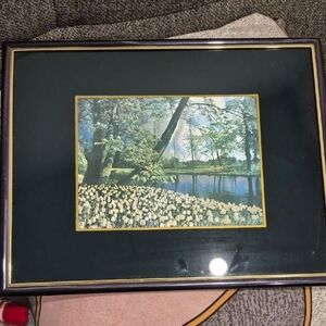 Framed Landscape Art Shiny